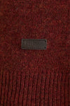 Russet Essential Patch Crewneck Sweater