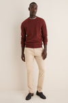 Russet Essential Patch Crewneck Sweater