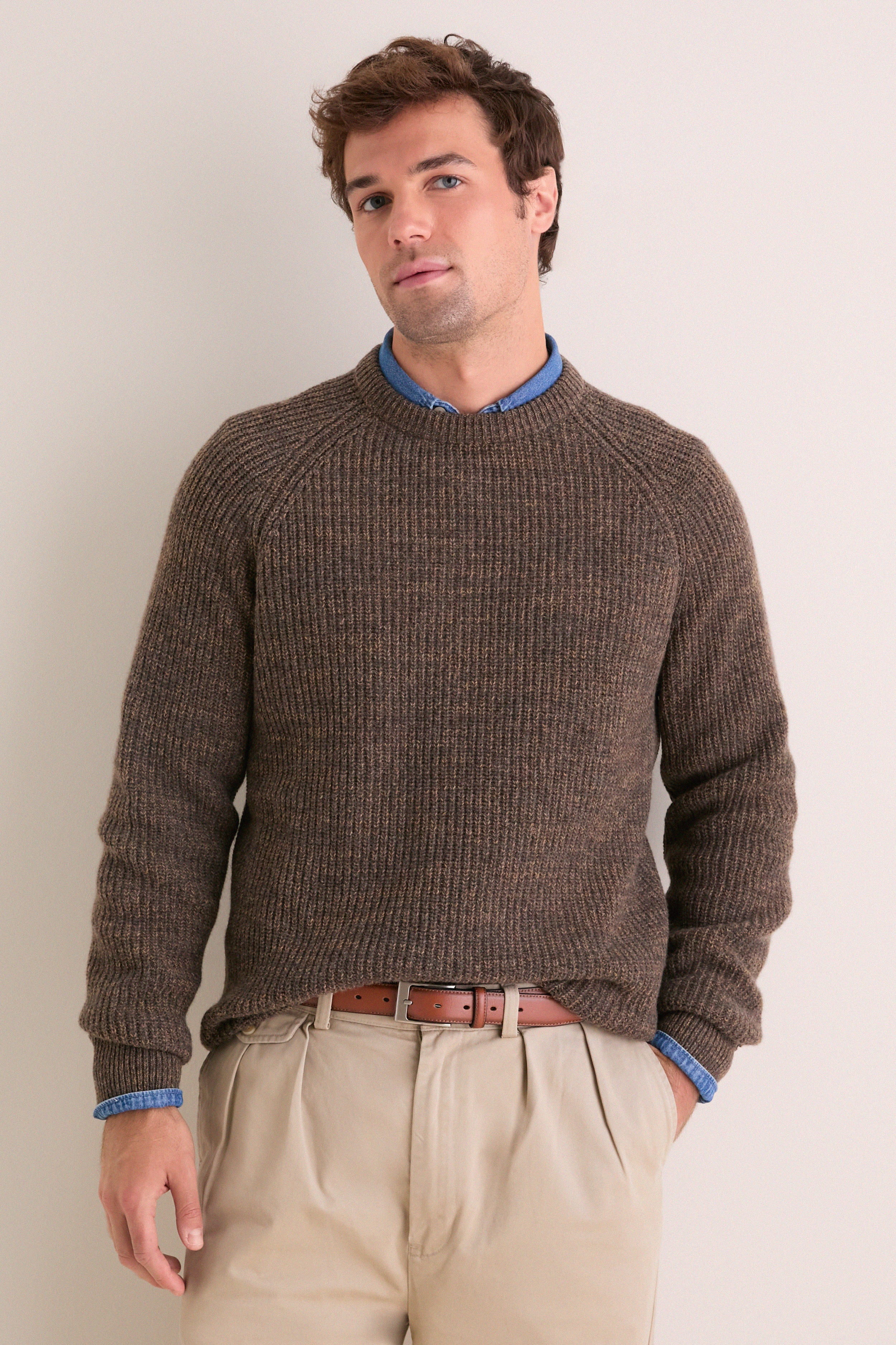 Camel Horseford Crewneck Jumper