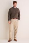 Camel Horseford Crewneck Jumper