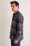 Dark Sand Copswell Relaxed Checked Shirt