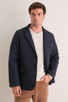 Navy Palmo Quilted Jacket