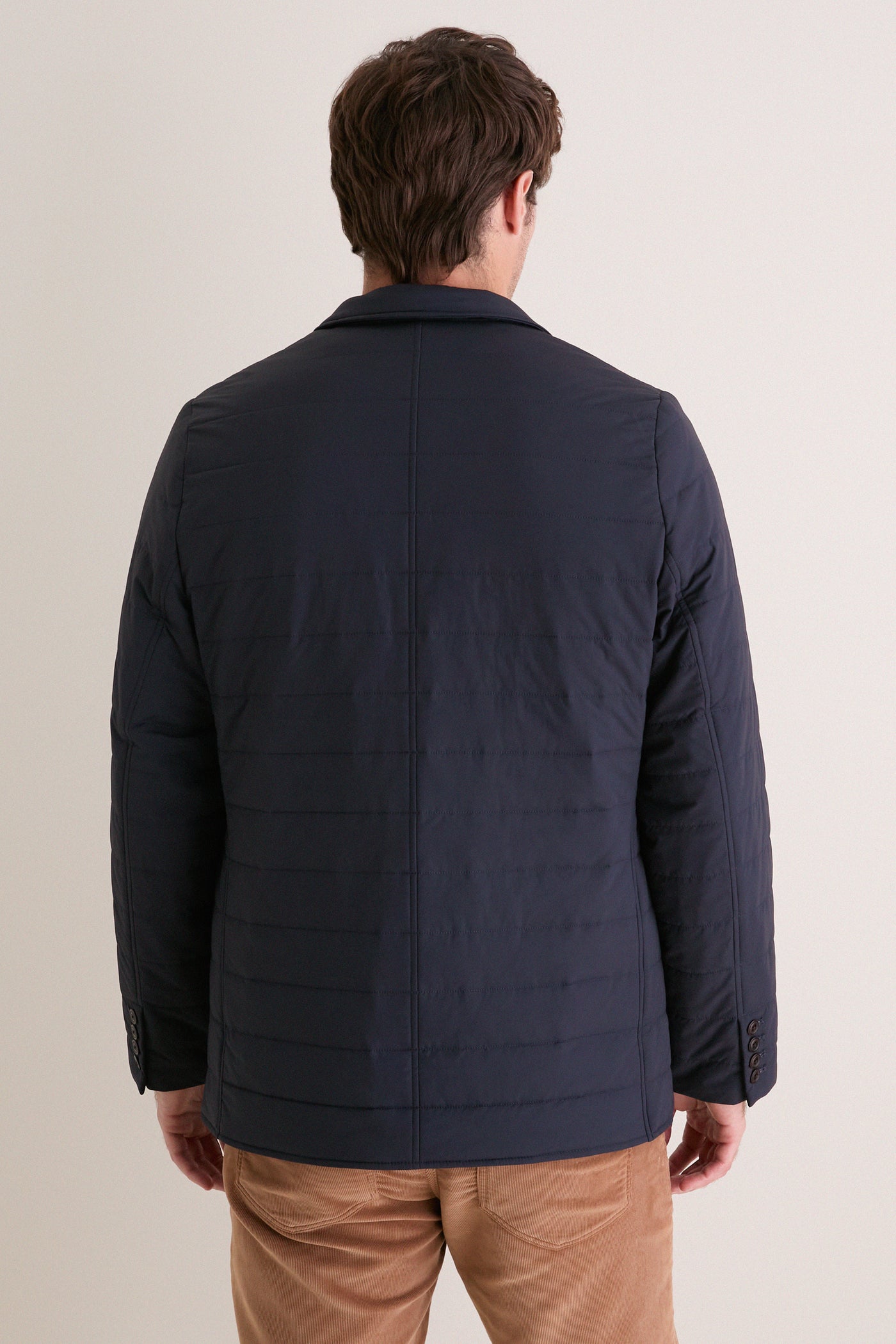 Navy Palmo Quilted Jacket