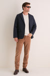 Navy Palmo Quilted Jacket