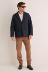 Navy Palmo Quilted Jacket