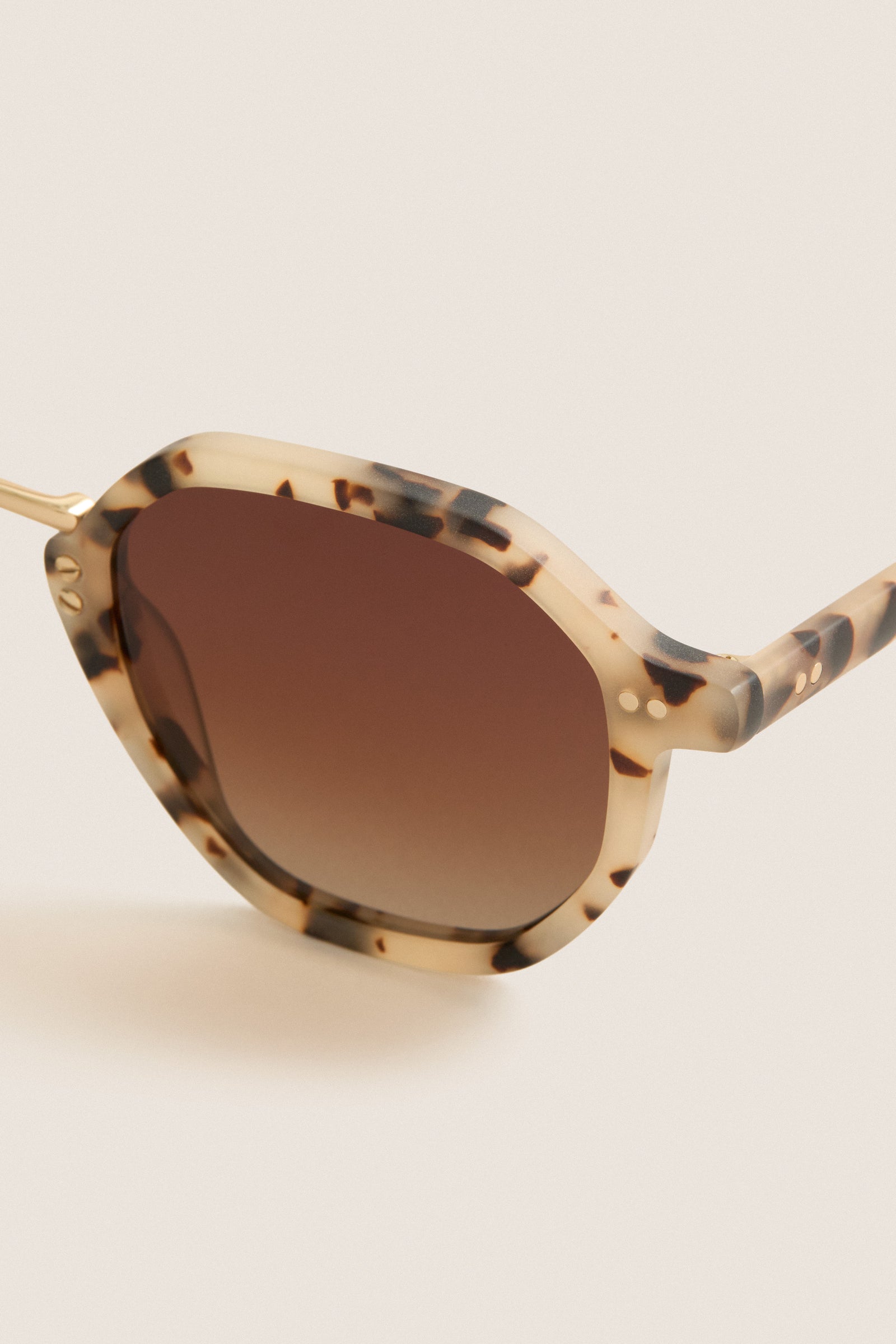Matte Oyster 18K Polarized Dakota Sunglasses