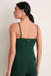 Pine Green Compression Spandex Sofia Cami