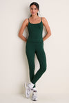 Pine Green Compression Spandex Sofia Cami