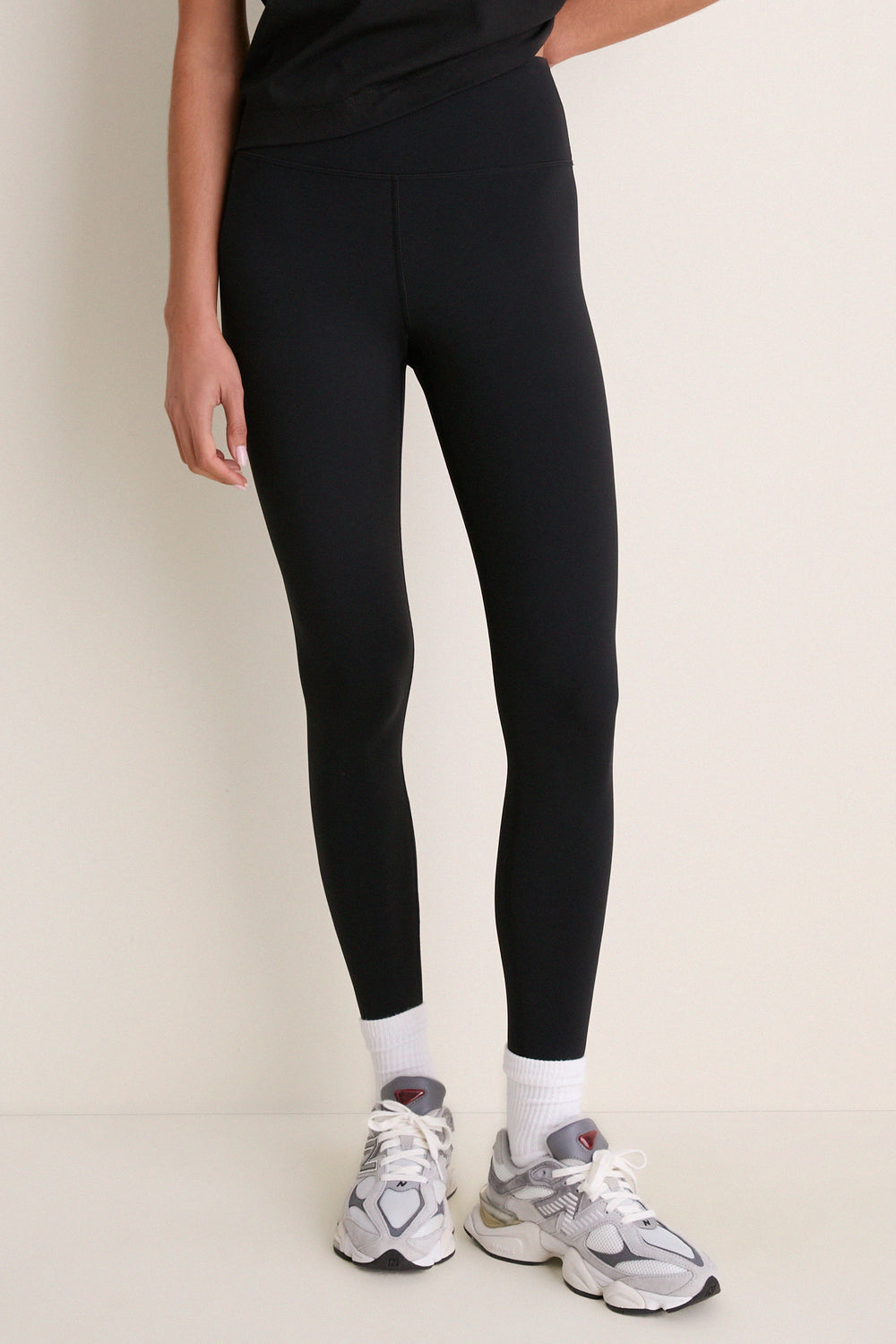 Black High Rise Brushed Interior Mackenzie Legging