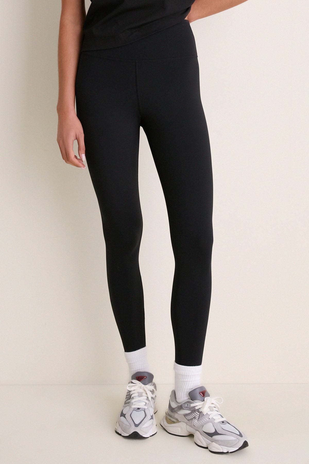 Black High Rise Brushed Interior Mackenzie Legging