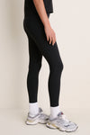 Black High Rise Brushed Interior Mackenzie Legging