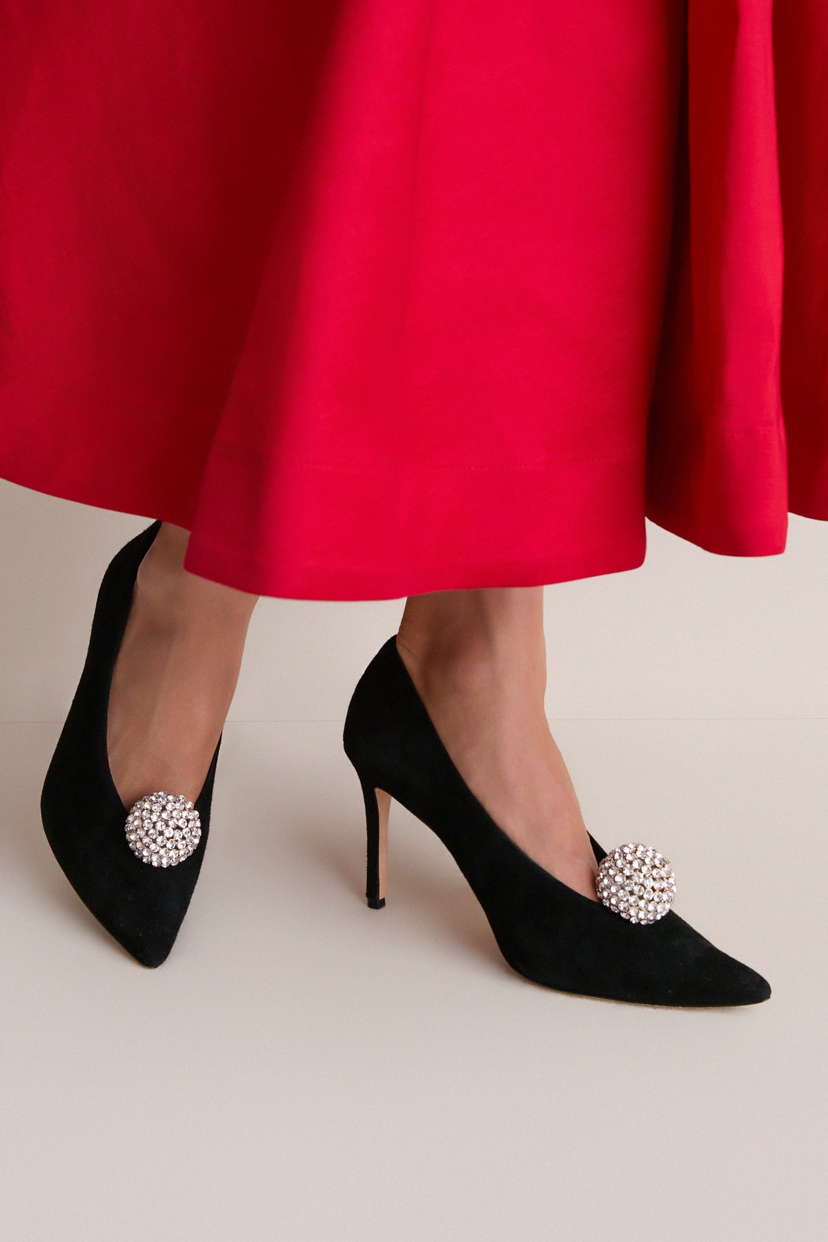 Crystal Ball Shoe Clips Set