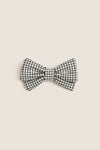 Silver Crystal Bow Shoe Clips Set