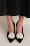 Pearl Flowers Shoe Clips Set