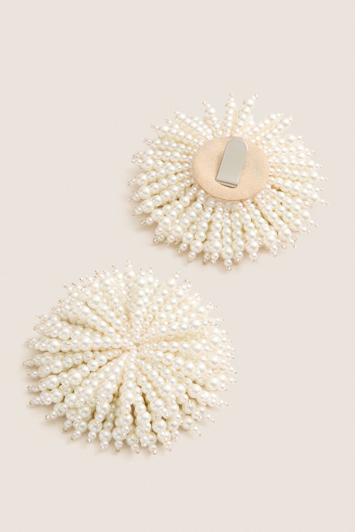 Pearl Flowers Shoe Clips Set