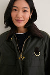 Exclusive Fern Bark Shadow Classic Wrenwood Wax Jacket