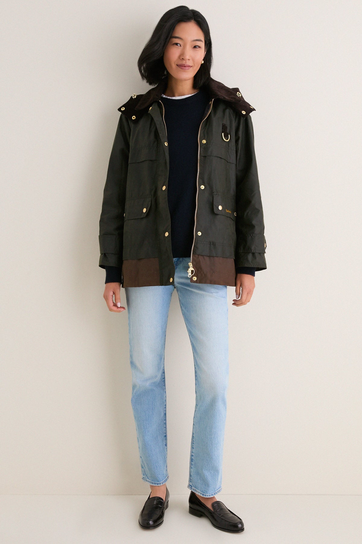 Exclusive Fern Bark Shadow Classic Wrenwood Wax Jacket