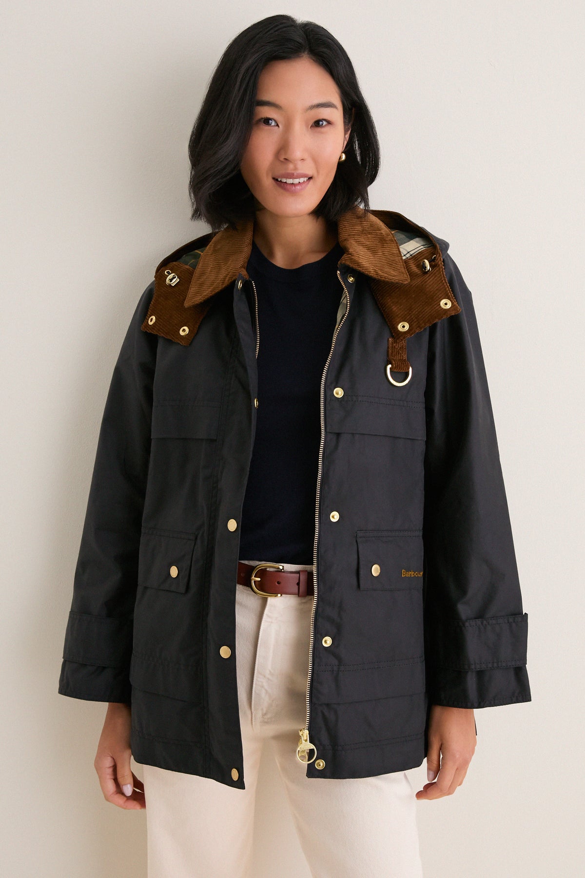 Exclusive Navy and Anicent Wrenwood Wax Jacket