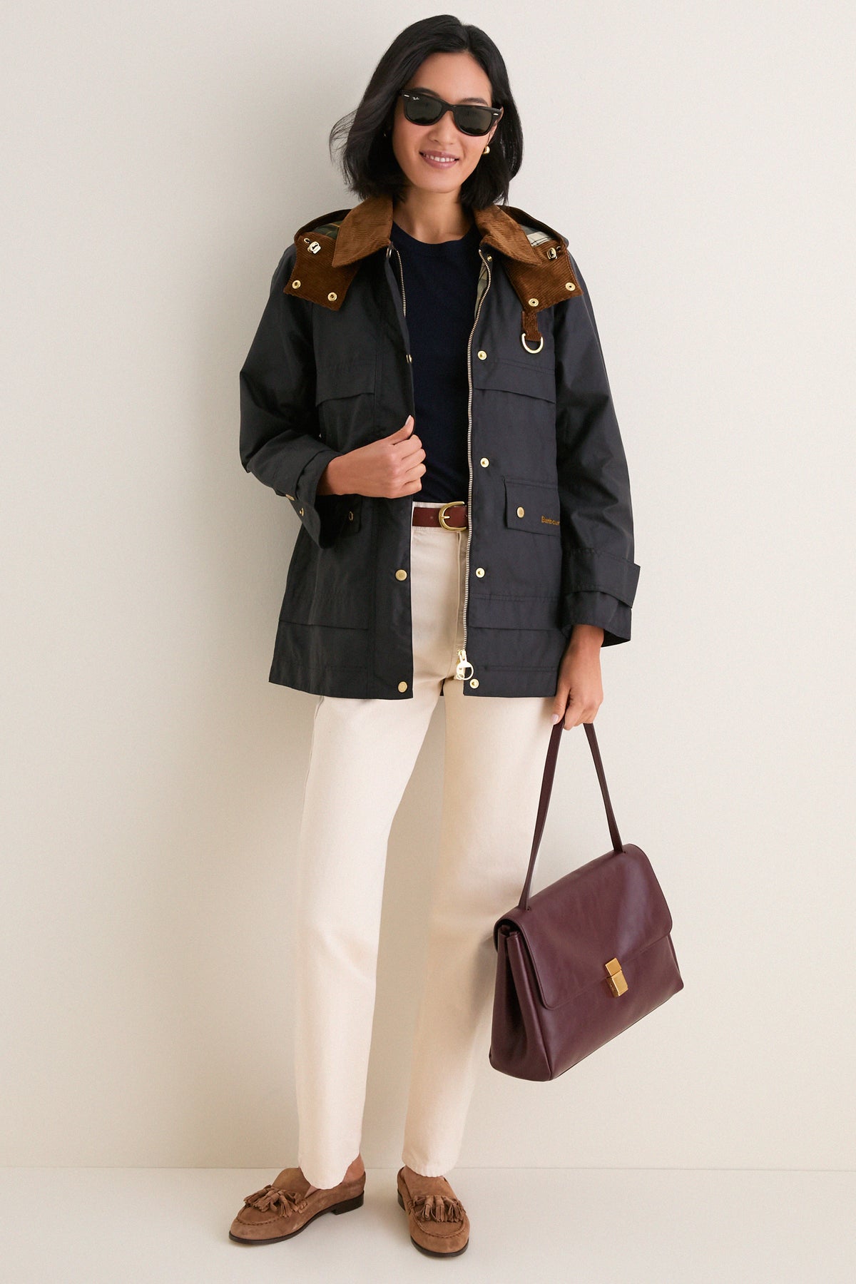 Exclusive Navy and Anicent Wrenwood Wax Jacket