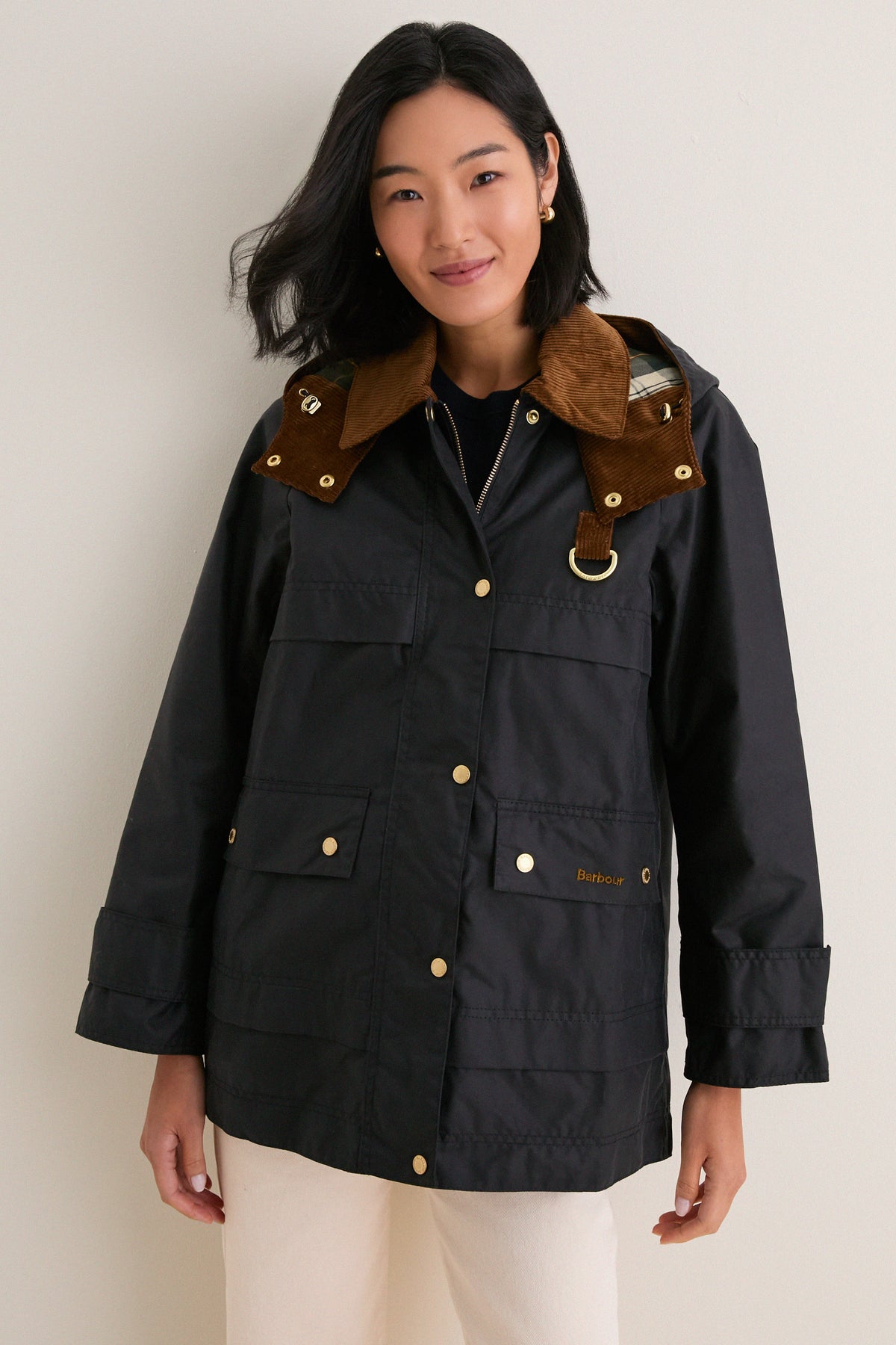 Exclusive Navy and Anicent Wrenwood Wax Jacket