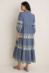 Cornflower Cotton Mabel Maxi Dress
