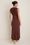 Brown Knit Ruby Dress