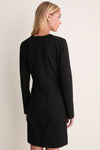 Black Ponte Risley Dress