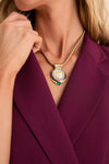 Gold Roman Coin Necklace