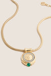 Gold Roman Coin Necklace