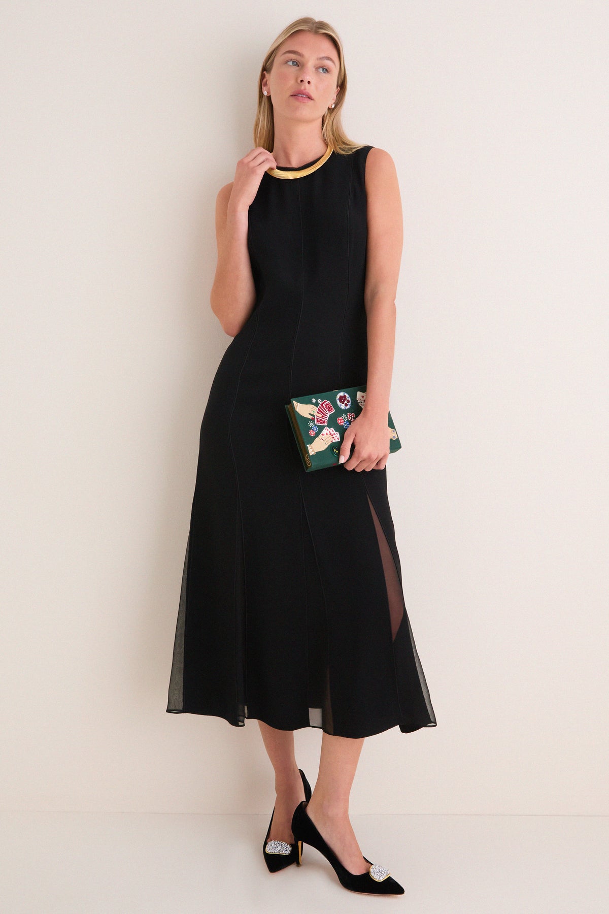 Gold Ribbed Collar