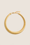 Gold Ribbed Collar