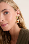 Gold Heart Locket Earrings