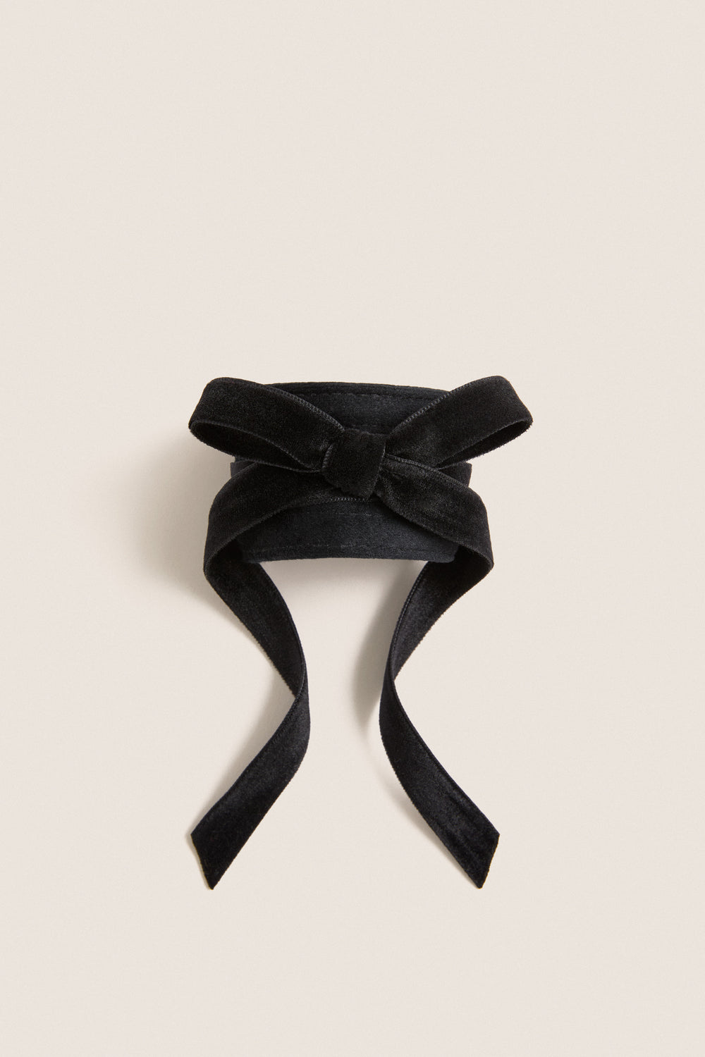 Black Bow Hair Tie