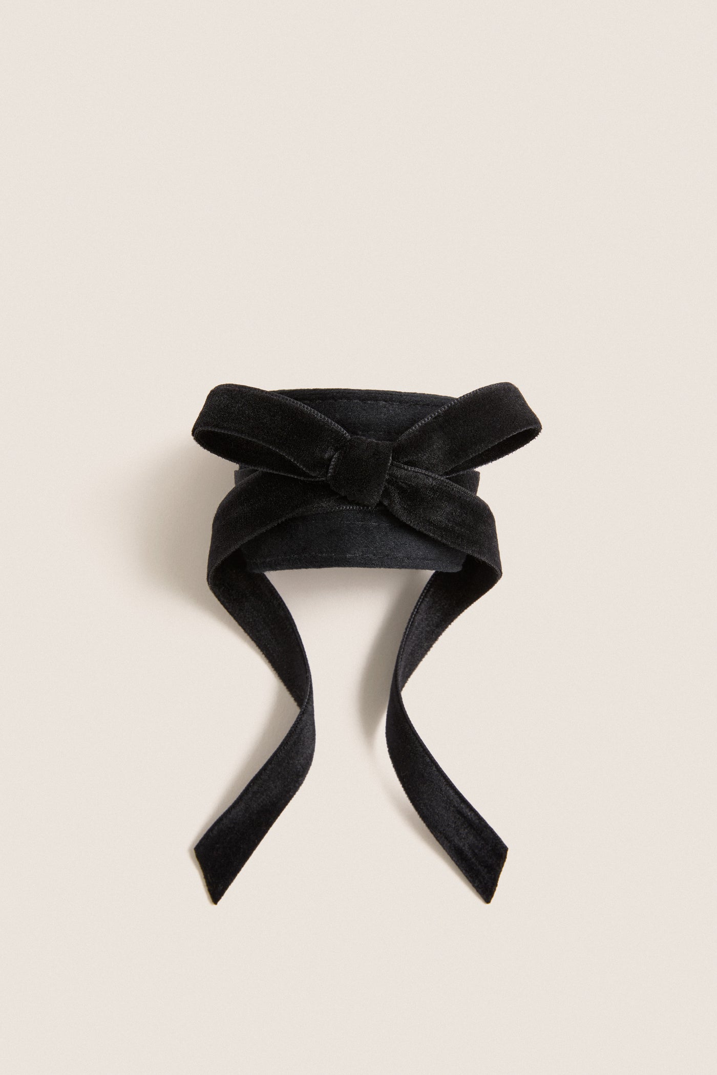 Black Bow Hair Tie