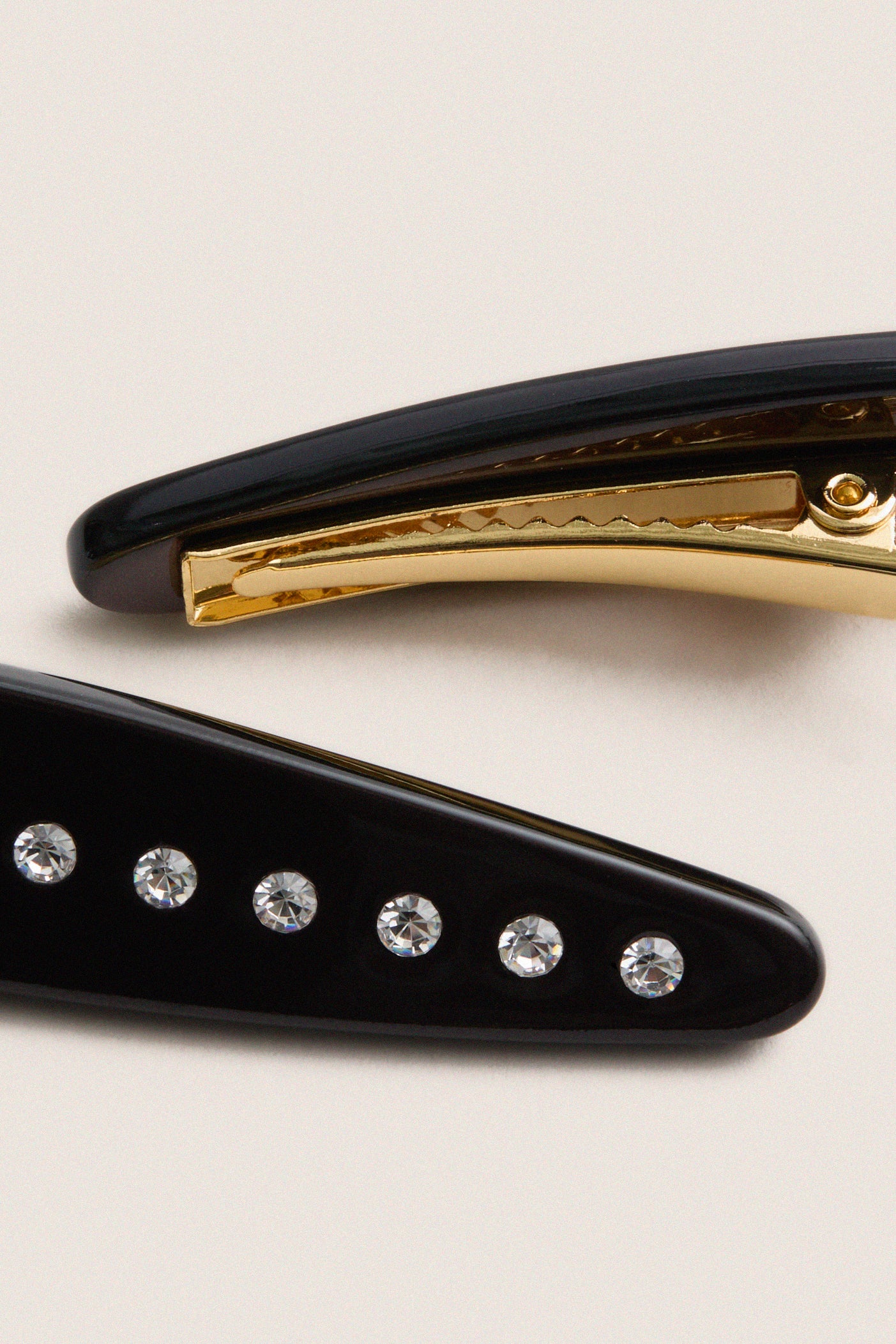 Brown Barrette Clip Set