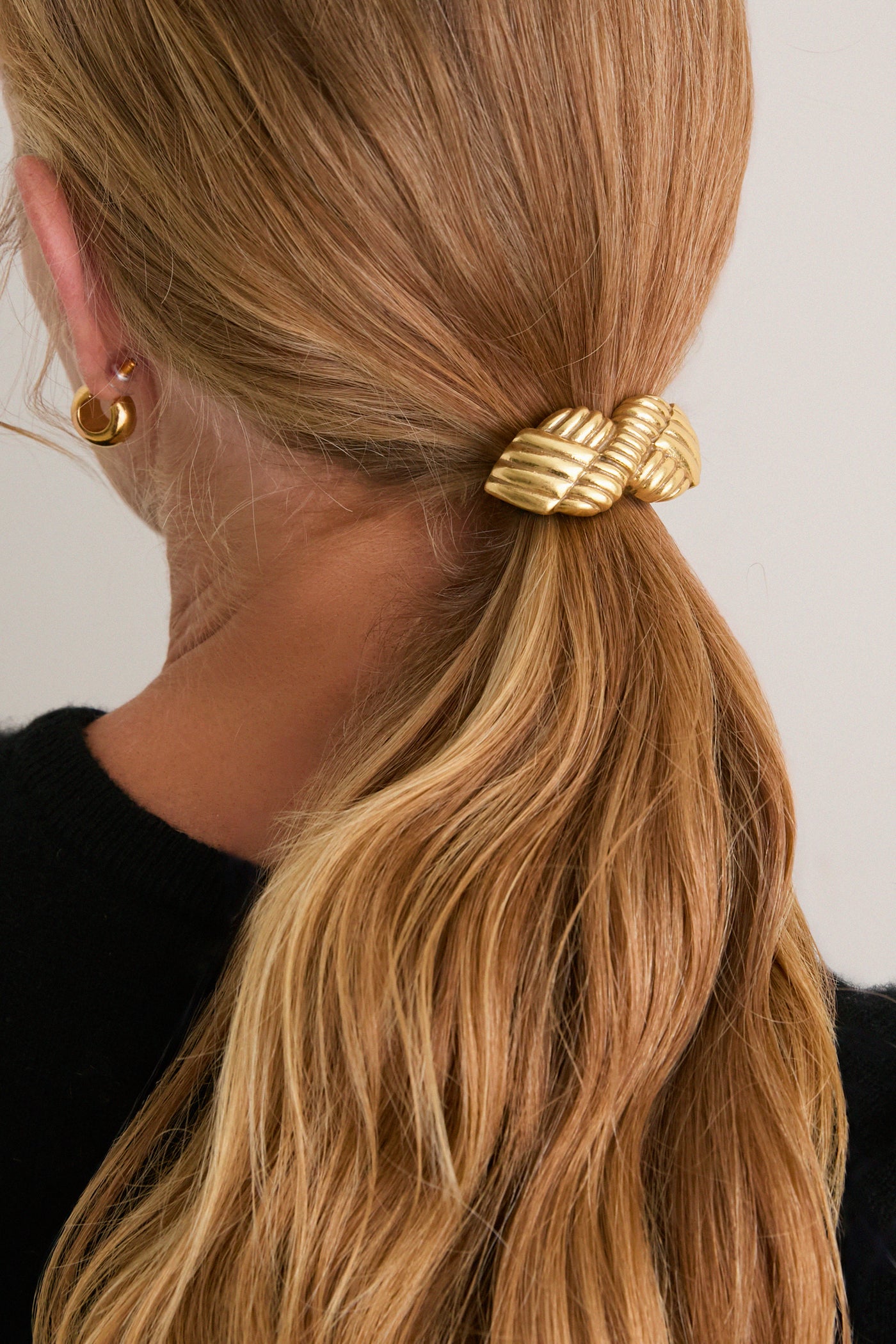 Gold Lattice Hair Tie