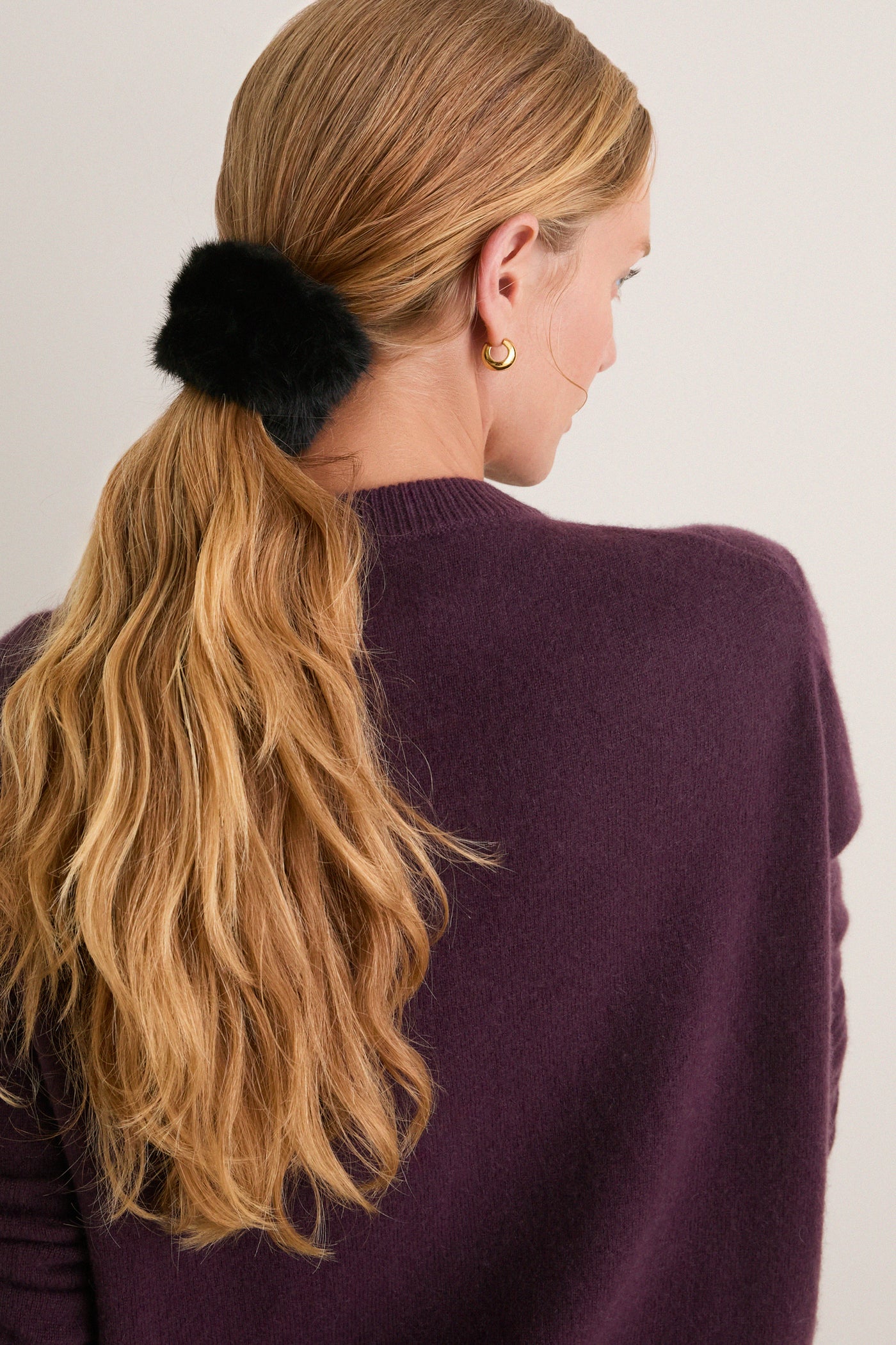 Faux Fur Scrunchie Set