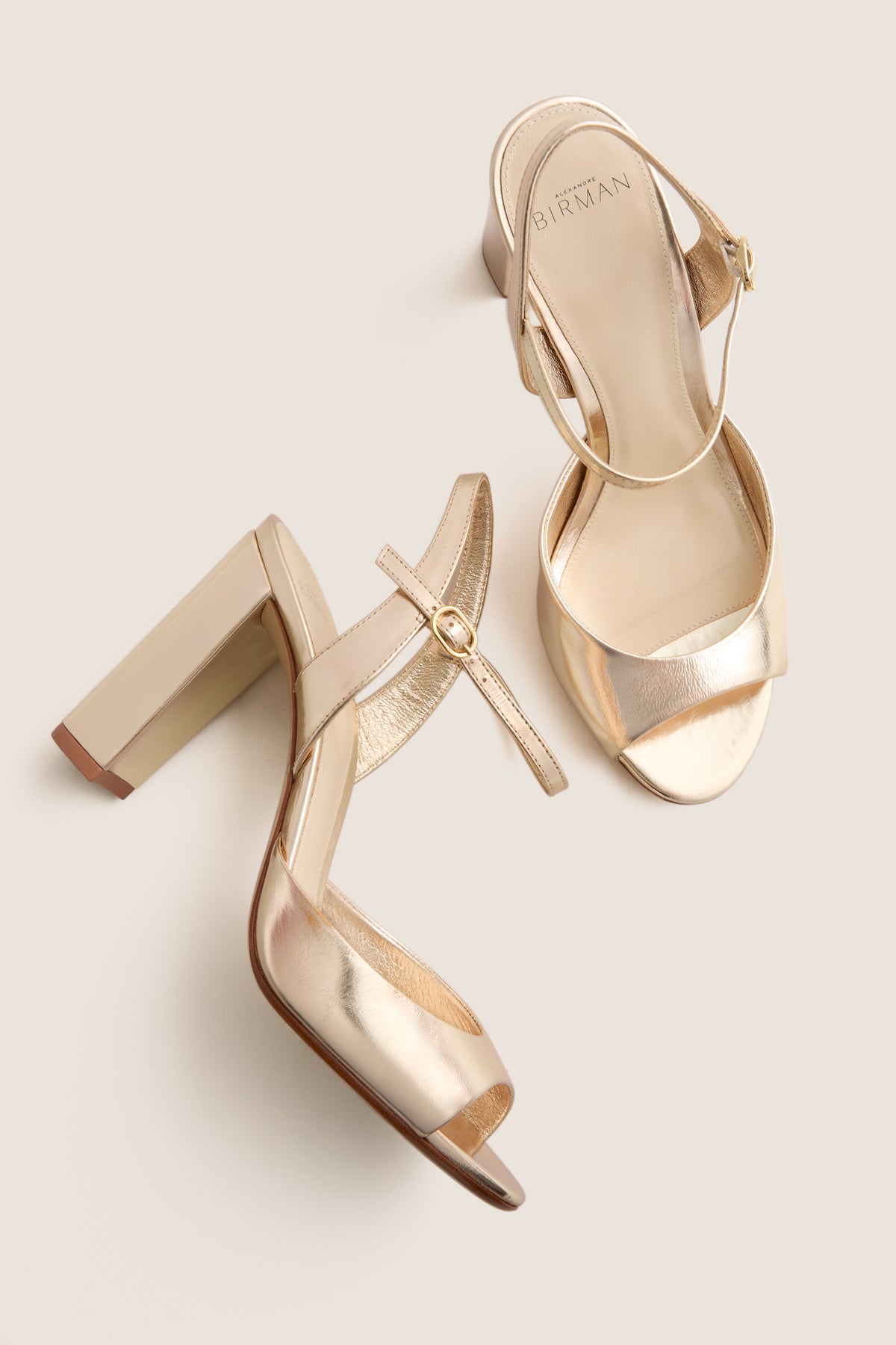 Golden Amy 90 Heels