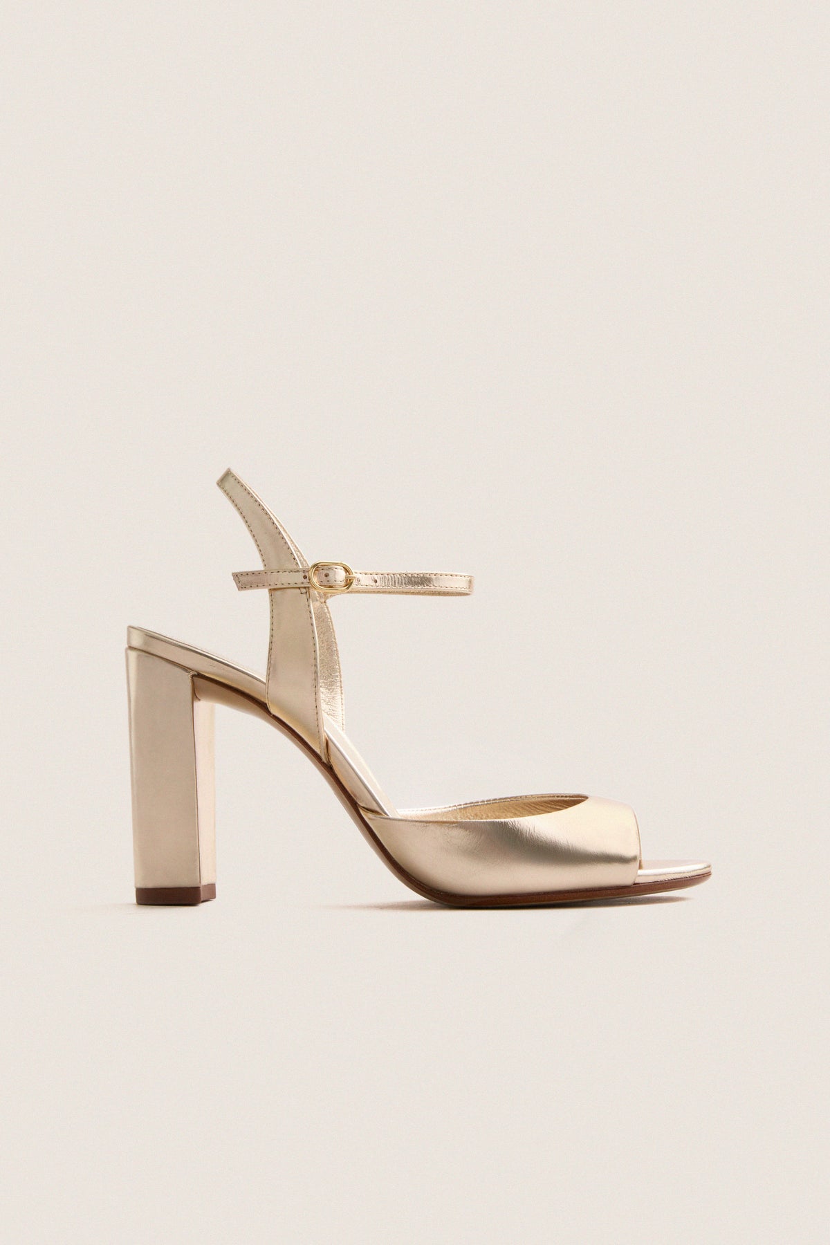 Golden Amy 90 Heels
