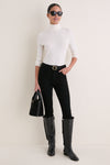 Black Shearling Lolita Tall Boots