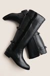 Black Shearling Lolita Tall Boots