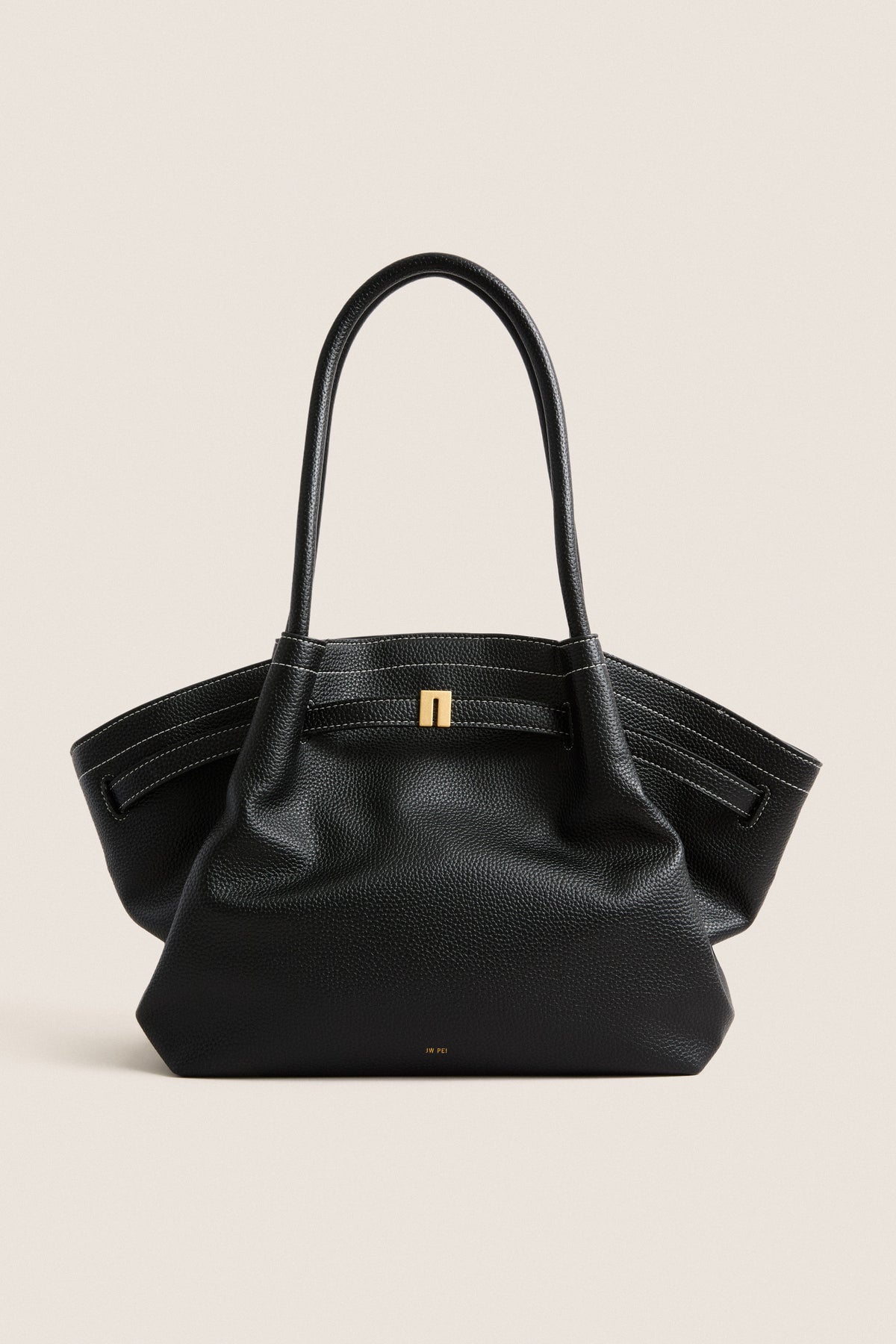 Black Hana Medium Tote Bag