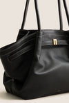 Black Hana Medium Tote Bag
