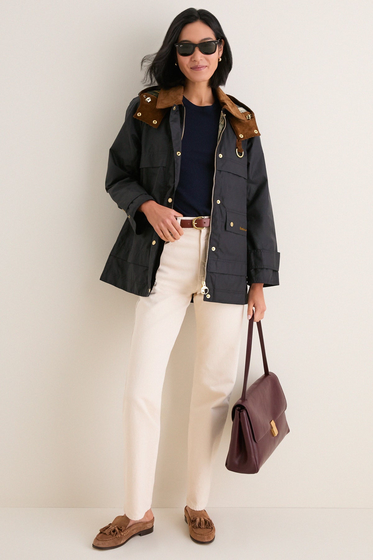 Deep Burgundy Hilary Shoulder Bag