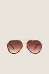Rich Tortoise Joey Sunglasses
