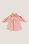 Dusty Rose Margot Smocked Dress