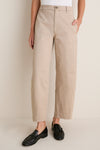Limestone Chino Barrel Leg Chatham Pants