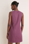 Purple Mauve Washed Chino Rhoda Dress