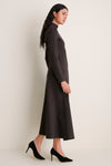 Brown Heathered Turtleneck Averell Sweater Dress