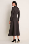 Brown Heathered Turtleneck Averell Sweater Dress